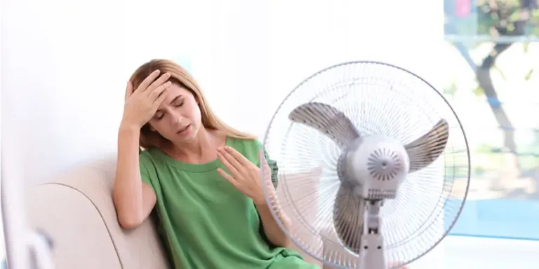 Woman Living Room Fan