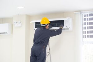 Fixing Ductless AC System With Ice